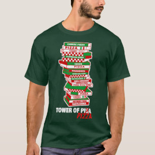 T-shirt Amoureux De Pizza Drôle Pizza Addicts Tour De Pizz