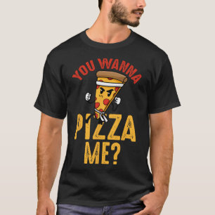 T-shirt Amoureux de pizza - Vous voulez une part de moi Ni