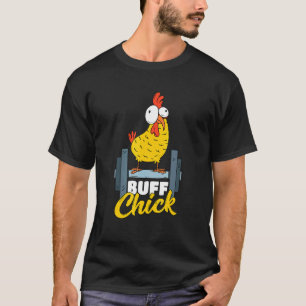 T-shirt Amoureux de poulet fille musclée musculation salle