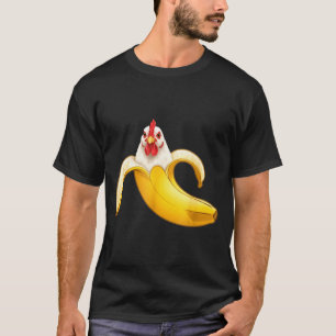 T-shirt Amoureux de poulets drôles Garçons de banane