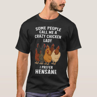 T-shirt Amoureux de poulets Punny Hensane