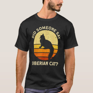 T-shirt Amoureux de Russe à Poils Longs Quelqu'un a dit Fé