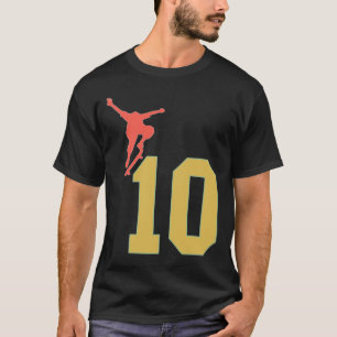 T-shirt Amoureux de skateboard 10 ans 10e anniversaire