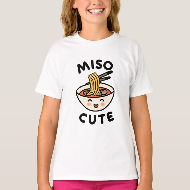 T-shirt Amoureux de soupe Miso Cute (Devant)