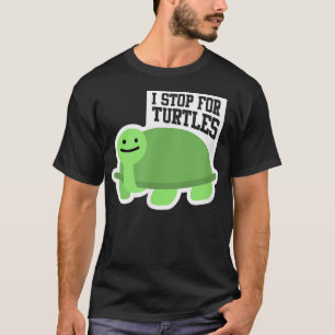 T-shirt Amoureux de tortues domestiques Amour Je m'arrête 