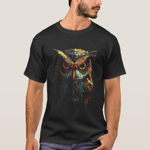 T-shirt Amoureux des animaux d'artisanat de la chouette - 