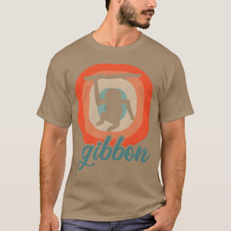 T-shirt Amoureux des animaux de Gibbon Pirate Singe Animau