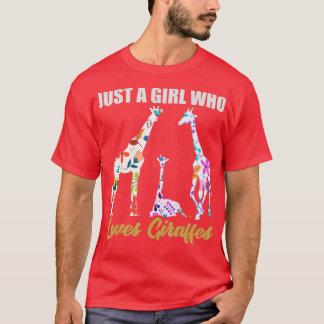 T-shirt Amoureux des animaux Filles Enfants Cadeau Afrique