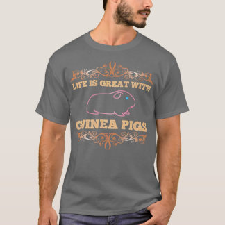 T-shirt Amoureux des animaux Guinée Guinée Pig Propriétai