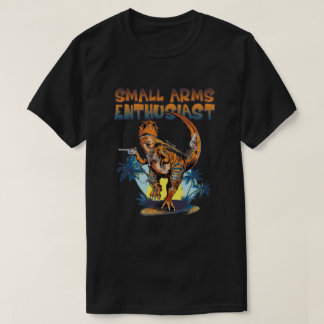 T-shirt Amoureux des armes légères Funny T-rex Dinosaur