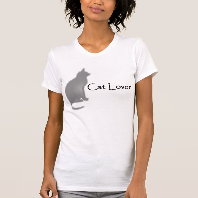 T-shirt Amoureux des chats (Devant)