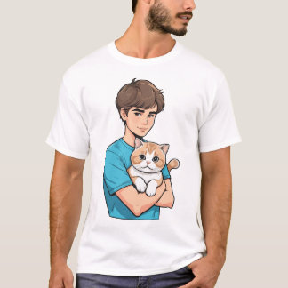 T-shirt Amoureux des chats