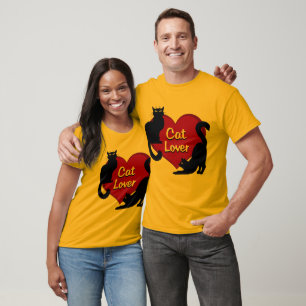 T-shirt Amoureux des chats Chemises Amoureux de le
