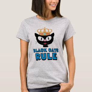 T-shirt Amoureux des chats de la règle des chats noirs