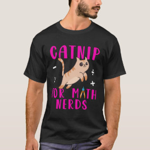 T-shirt Amoureux des chats de mathématiques Professeur Pro