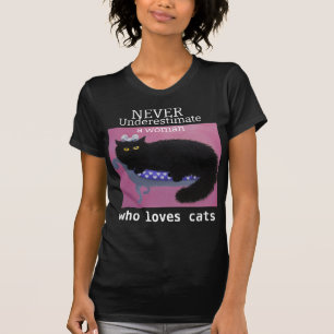 T-shirt Amoureux des chats/femme