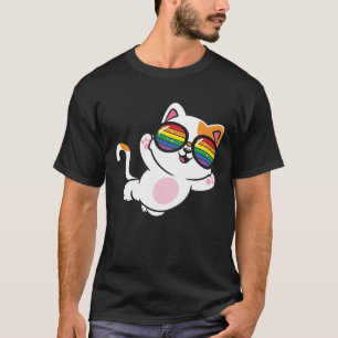 T-SHIRT AMOUREUX DES CHATS GAY PRIDE LGBT 1