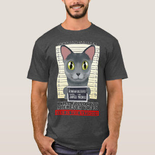 T-shirt Amoureux des chats I Personal Stalker I Russian Bl