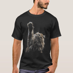 T-shirt Amoureux des chats Maine Coon Kitten Chat Maman Pa