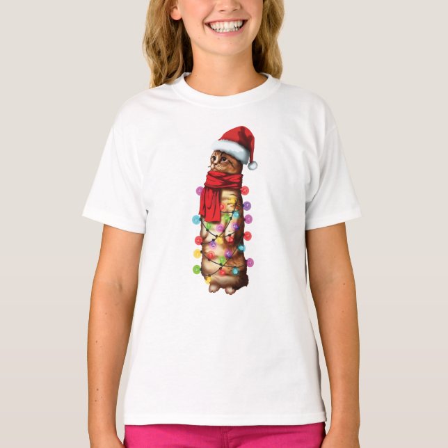 T-shirt Amoureux des chats mignon Munchkin Funny Noël cade (Devant)