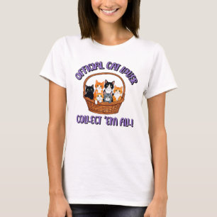 T-shirt Amoureux des chats officiel - Collecter ‘Em All