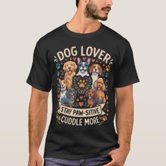 T-shirt Amoureux des chiens