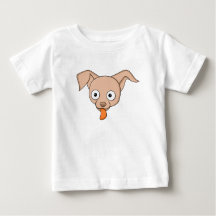 T-shirt Amoureux des chiens à visage de chien drôl