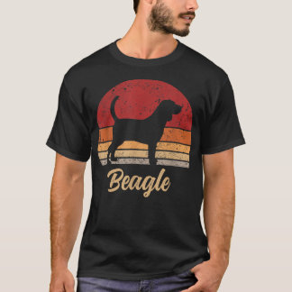T-shirt Amoureux des chiens Beagle vintage Hommes Femmes G