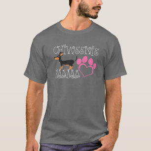 T-shirt amoureux des chiens Chiweenie Mama - Mignonne mama
