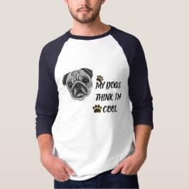 T-shirt Amoureux des chiens - Conception de la pom