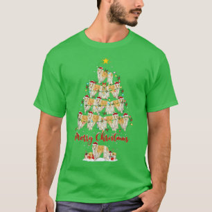 T-shirt Amoureux des chiens de Borzoi Matching Père Noël B