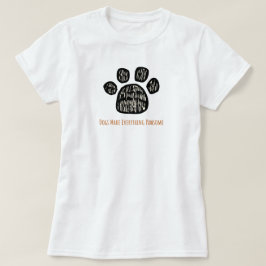 T-shirt amoureux des chiens de patte mignon