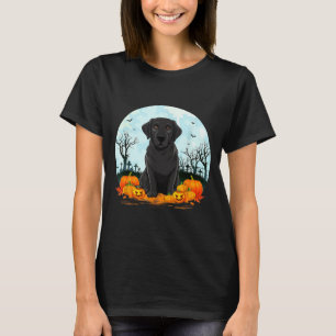 T-shirt Amoureux des chiens Labrador noir garçons filles H