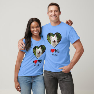 T-shirt Amoureux des chiens personnalisé animal de compagn
