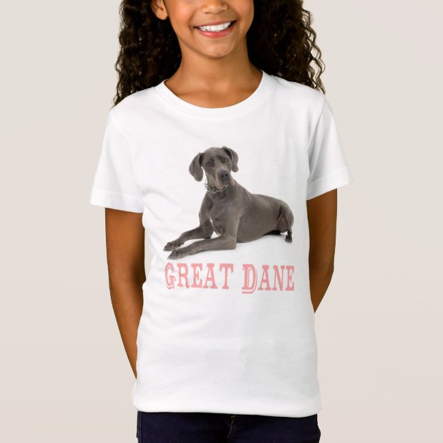 T-Shirt Amoureux des grandes filles de Chien à Chien à Chi (Devant)