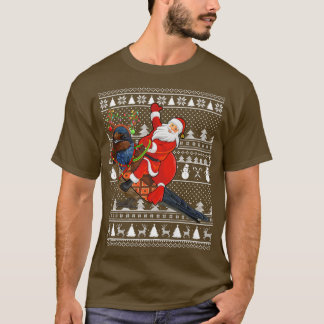 T-shirt Amoureux des oiseaux hirondelles Père Noël équitat