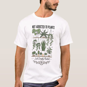 T-shirt Amoureux des plantes drôle “Je ne suis pas accro à