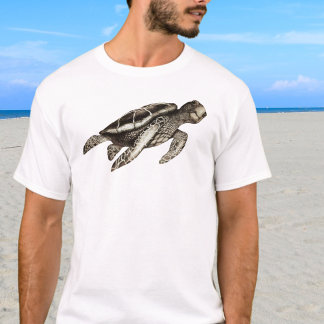T-shirt Amoureux des Tortues Marines Océaniques