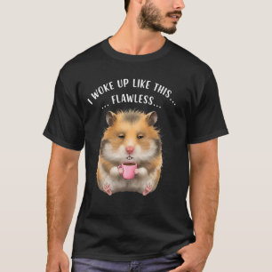 T-shirt Amoureux Drôle Du Café Sleepy Lazy Hamster, Je Me