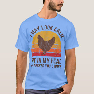 T-shirt Amoureux Drôle Du Poulet, Je Pourrais Avoir L'Air 