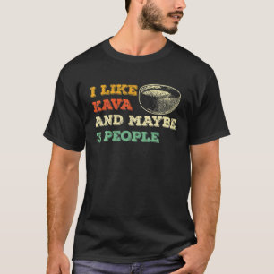 T-shirt Amoureux Drôle Kava Tea Bar Kava Boire Kava Kava
