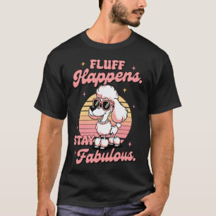 T-shirt Amoureux du Caniche Maman Chien Maman Caniche Fluf