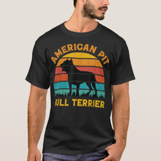 T-shirt Amoureux du chien Terrier Pit Bull Américain Couch