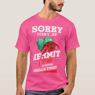 T-shirt Amoureux Du Crabe Hermite Drôle Design Pour Le Cra