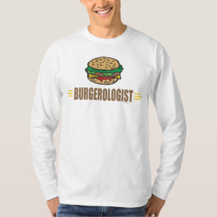 T-shirt Amoureux du hamburger drôle