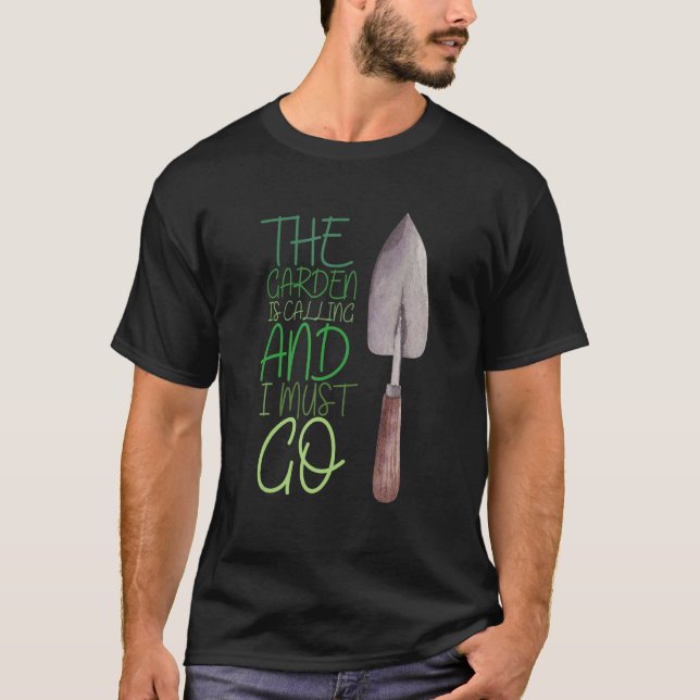 T-shirt Amoureux du jardinage (Devant)
