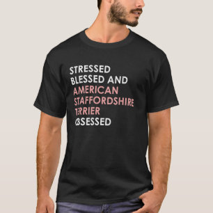 T-shirt Amoureux du Staffordshire Bull Terrier Loyal Fort