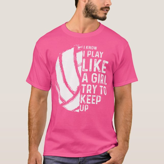 T-shirt Amoureux du volley-ball (Devant)