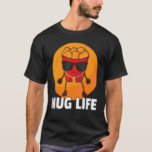 T-shirt Amoureux Gangster Tenders Nug Life Boulette de Pou