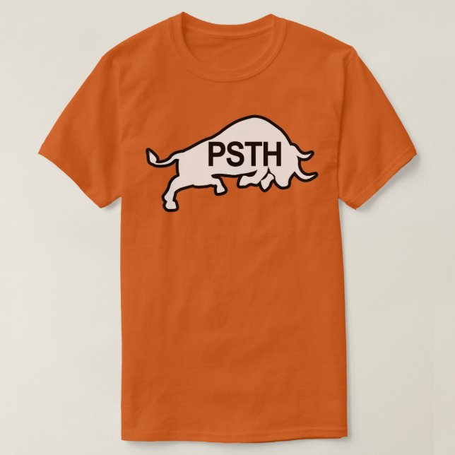 T-shirt AMP noir PSTH blanc (Design devant)
